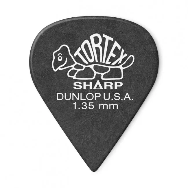 Dunlop Tortex Sharp -plektrat 1.35mm, 72kpl