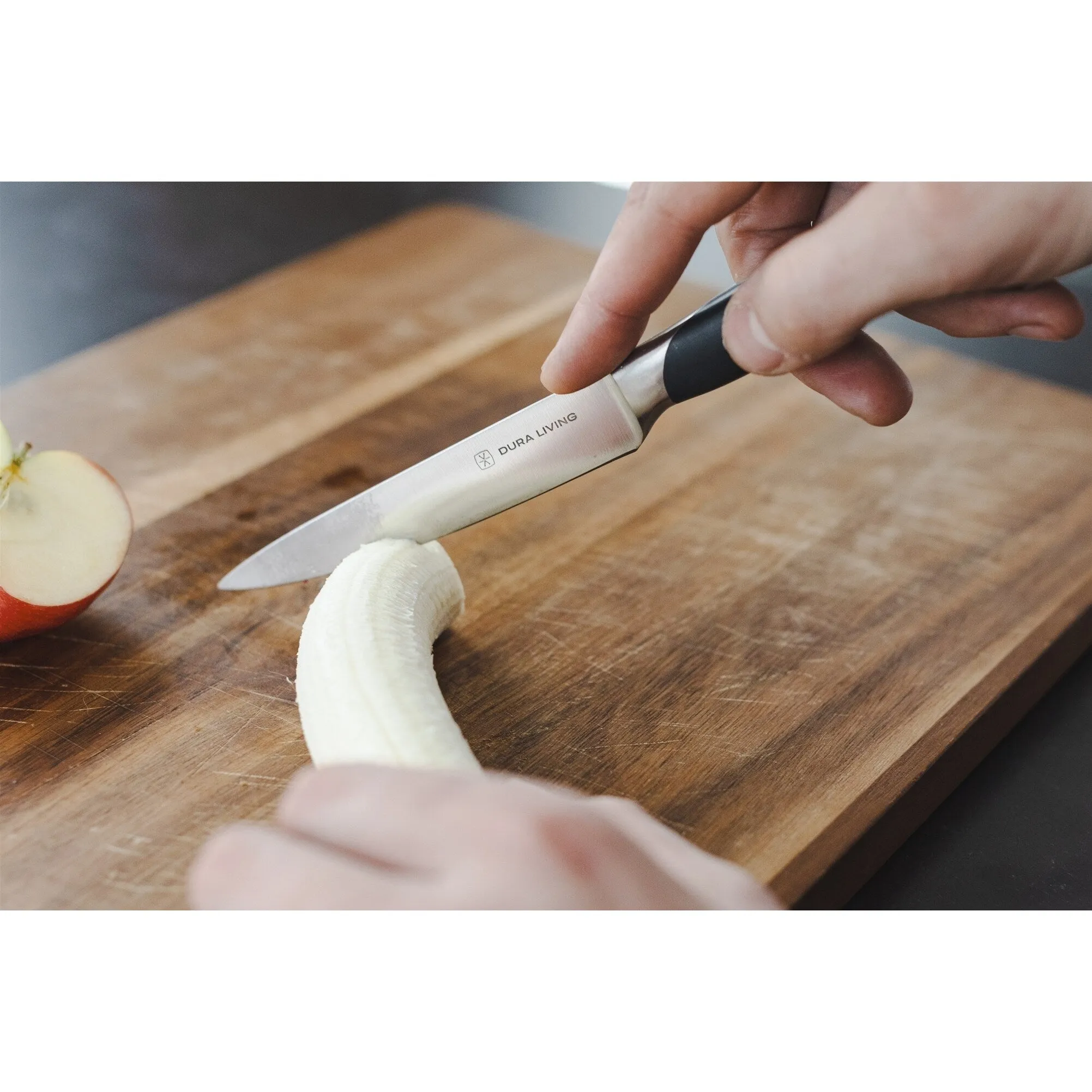 Dura Living Elite 3.5 inch Paring Knife - Forged High Carbon German Stainless Steel Blade, Black