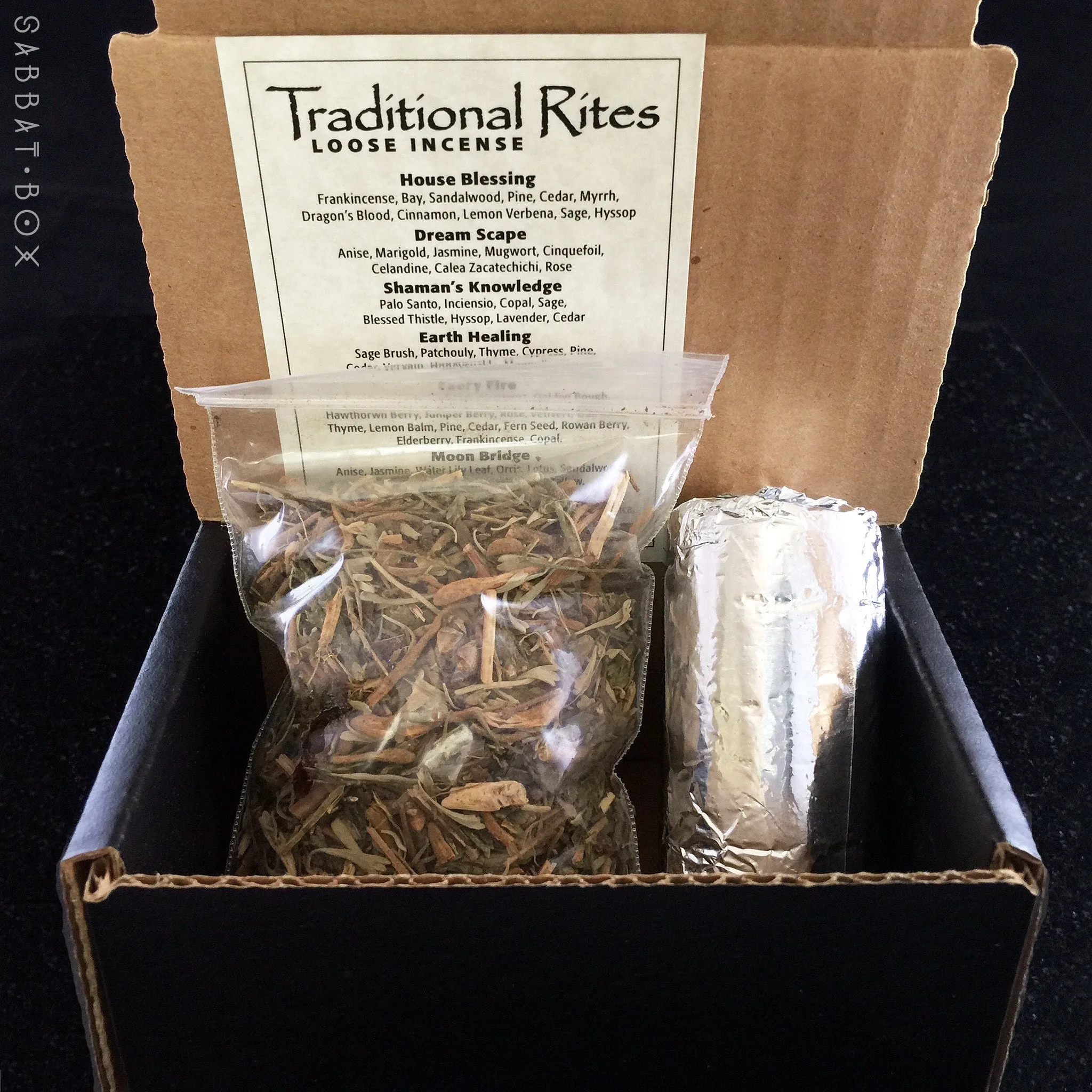 Earth Healing Traditional Rites Loose Incense Kit