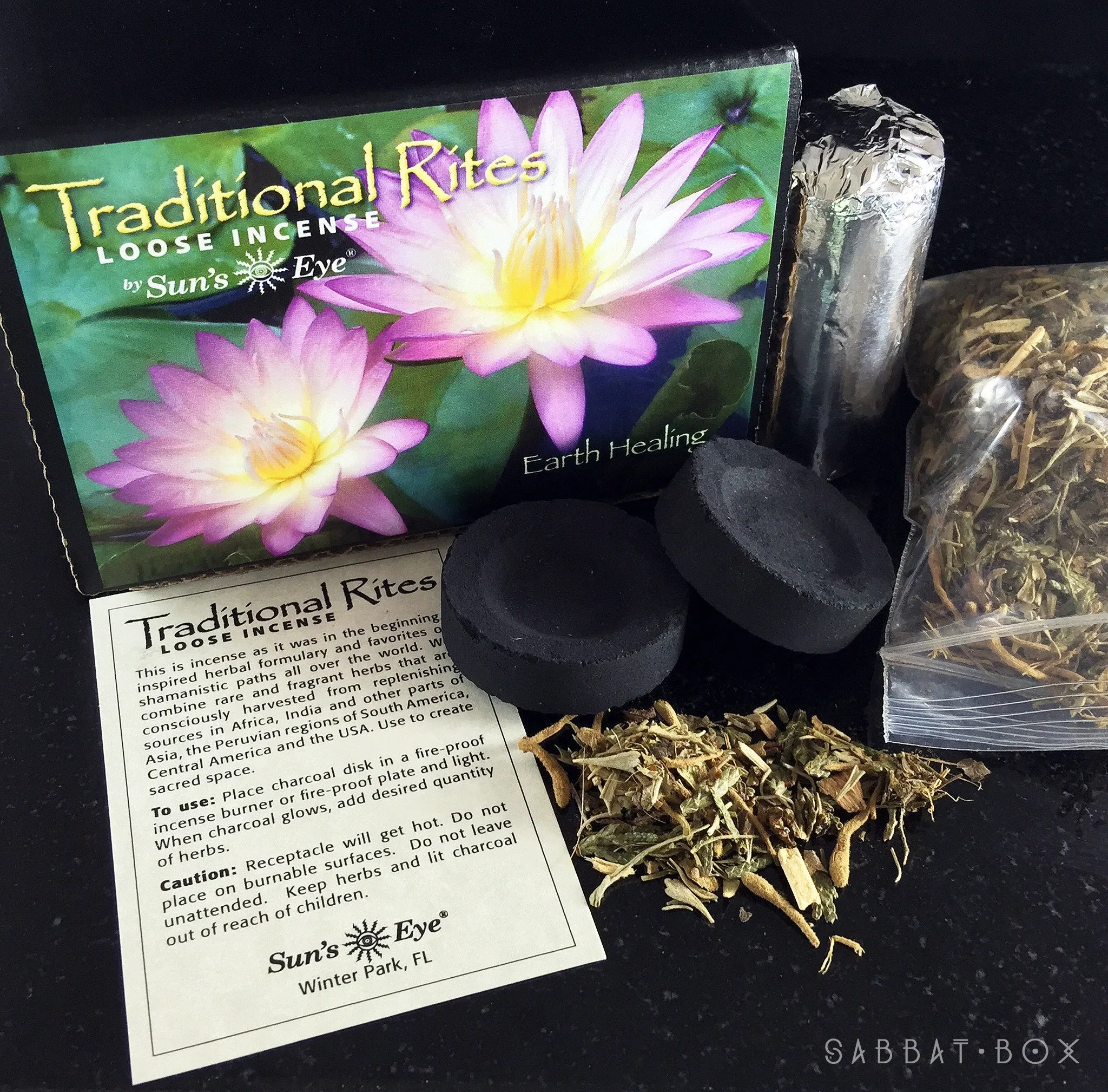 Earth Healing Traditional Rites Loose Incense Kit