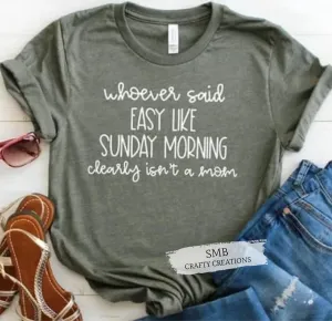Easy Like Sunday Morning