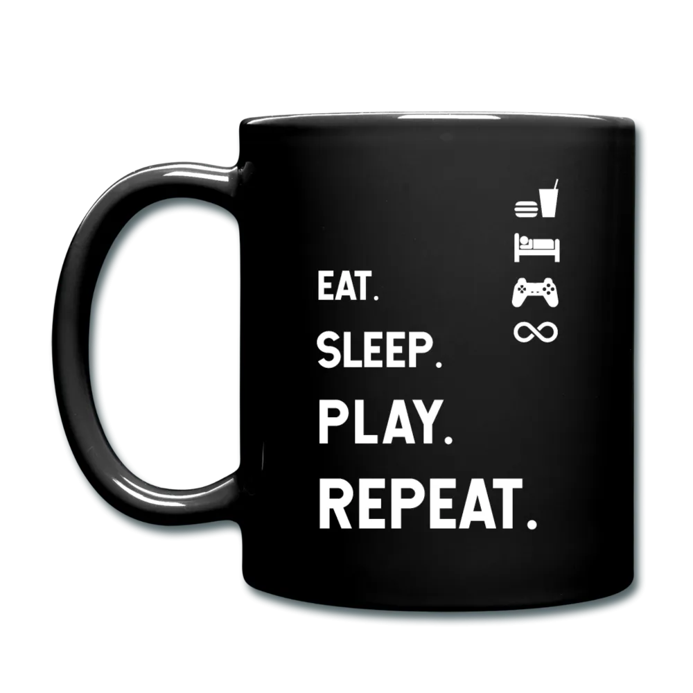 Eat Sleep Play Repeat Full Color Mug