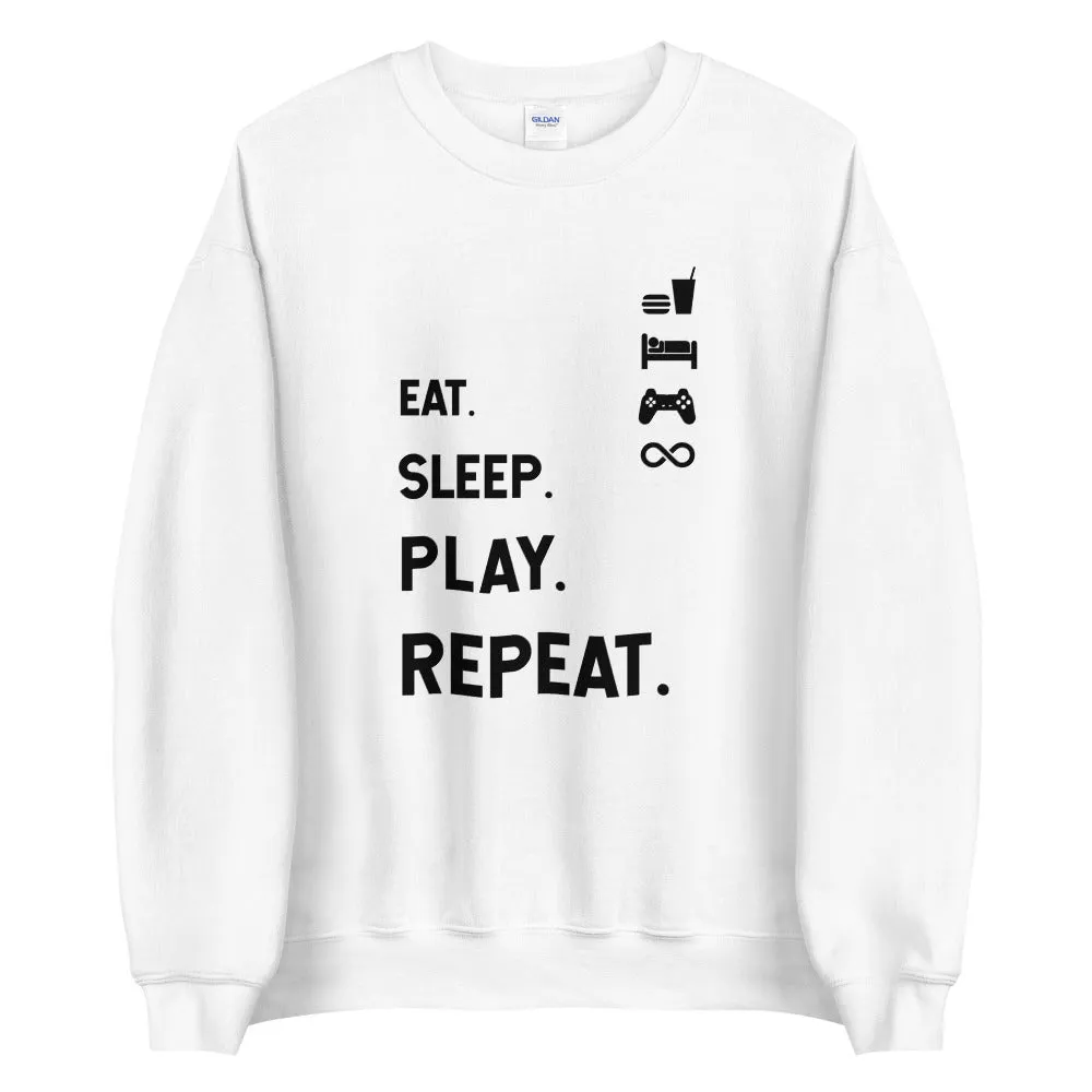 Eat Sleep Play Repeat Sweatshirt