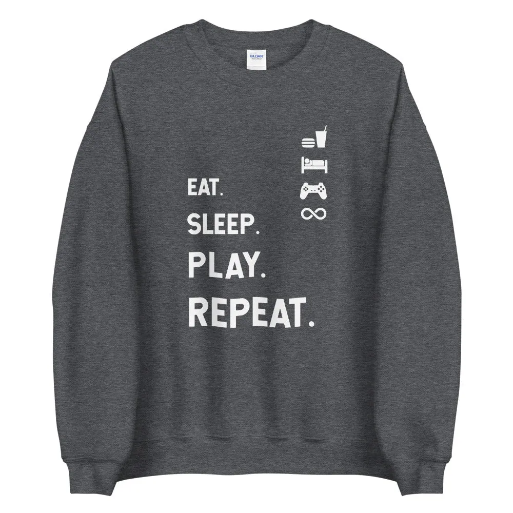 Eat Sleep Play Repeat Sweatshirt