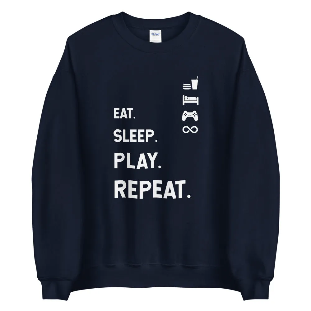 Eat Sleep Play Repeat Sweatshirt