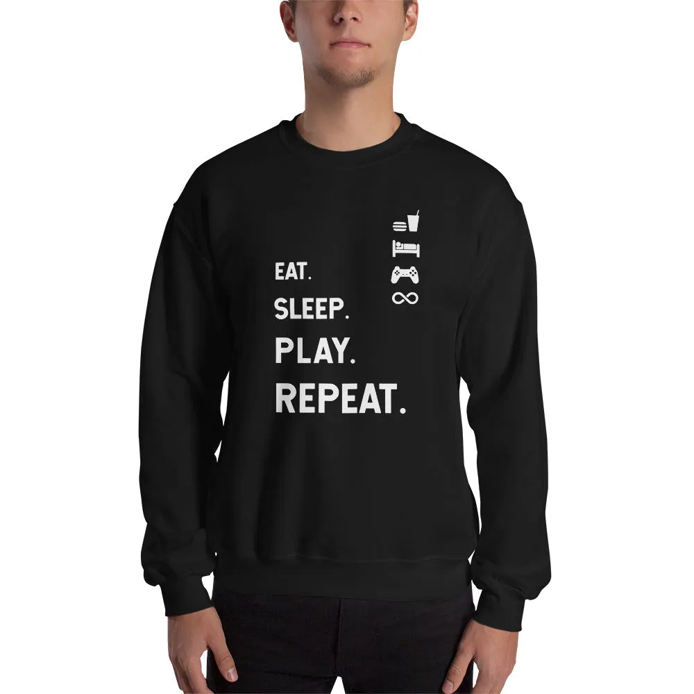 Eat Sleep Play Repeat Sweatshirt