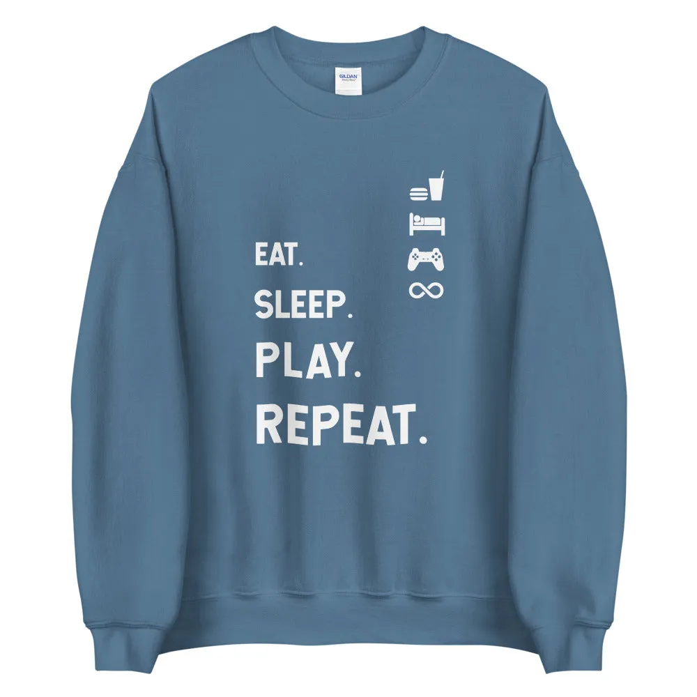 Eat Sleep Play Repeat Sweatshirt