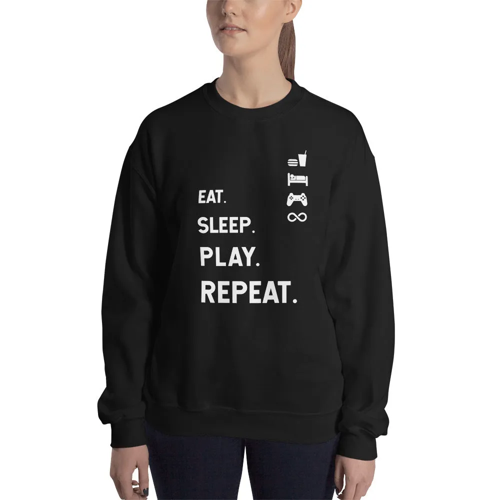 Eat Sleep Play Repeat Sweatshirt
