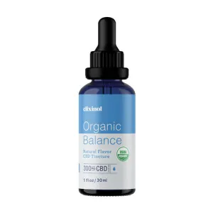 Elixinol Certified Organic Balance Hemp Extract Natural Tincture 300mg