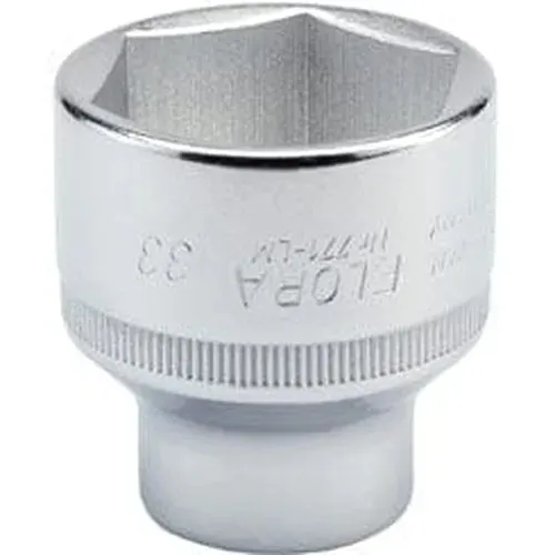 Elora Elora Hexagon Socket, 1/2" Sq. Dr., 33Mm (Sold Loose) Dr-15322