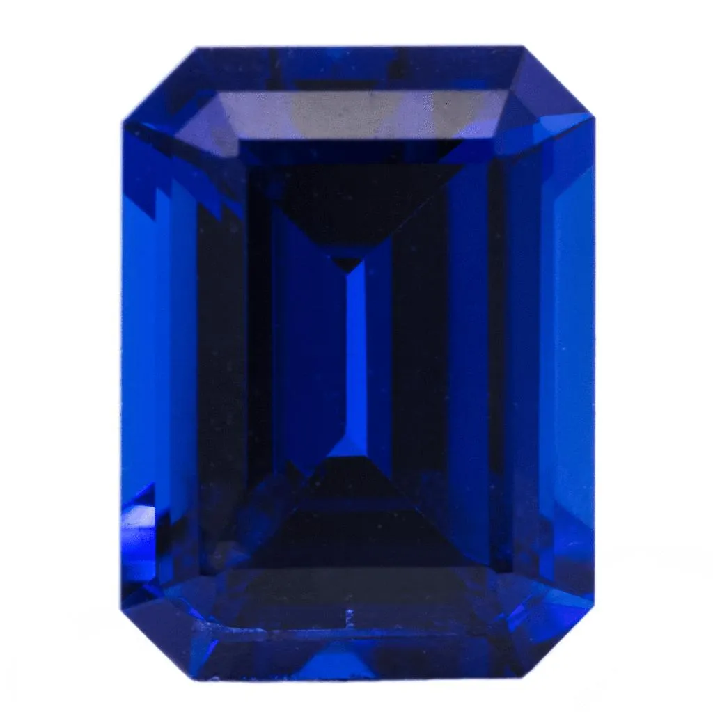 Emerald Chatham Lab-Grown Blue Sapphire Gems