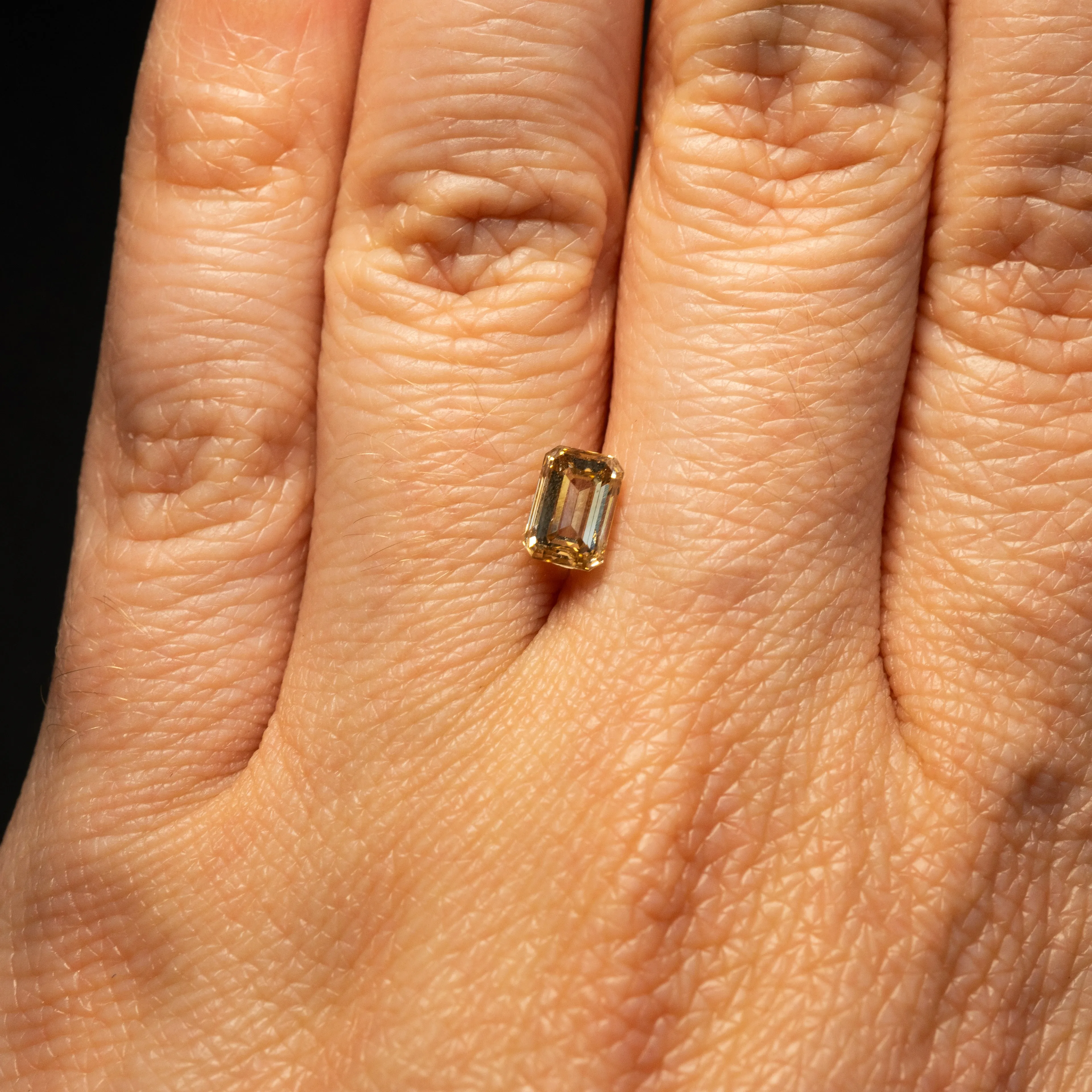 Emerald Cut Diamond | 0.96ct | Champagne