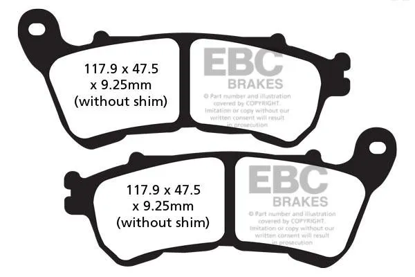 EPFA640HH Fully Sintered- EBC (Front)