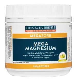 Ethical Nutrients Megazorb Pwdr Citrus 200g