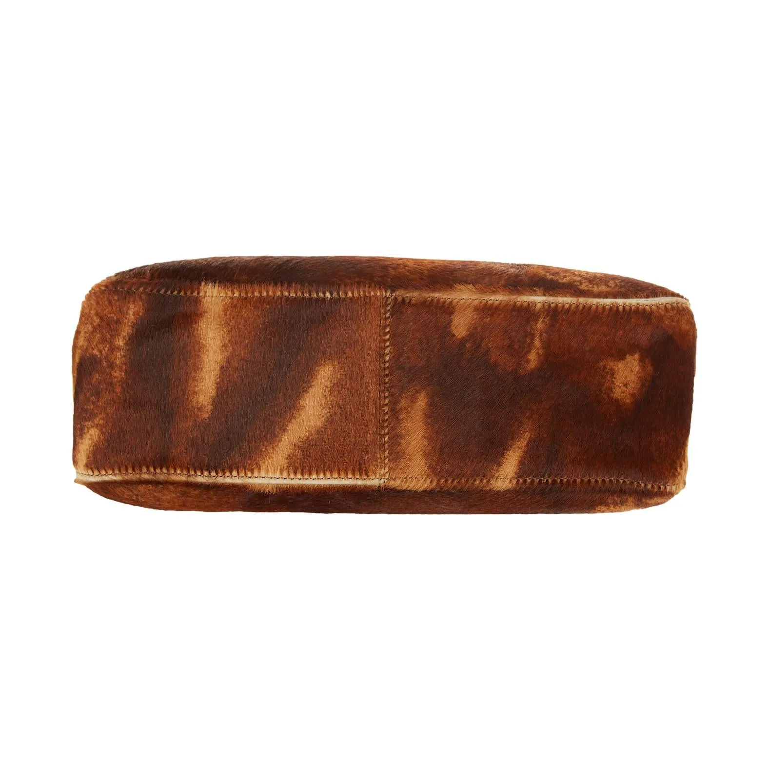 Fendi Brown Calf Hair Shoulder Bag