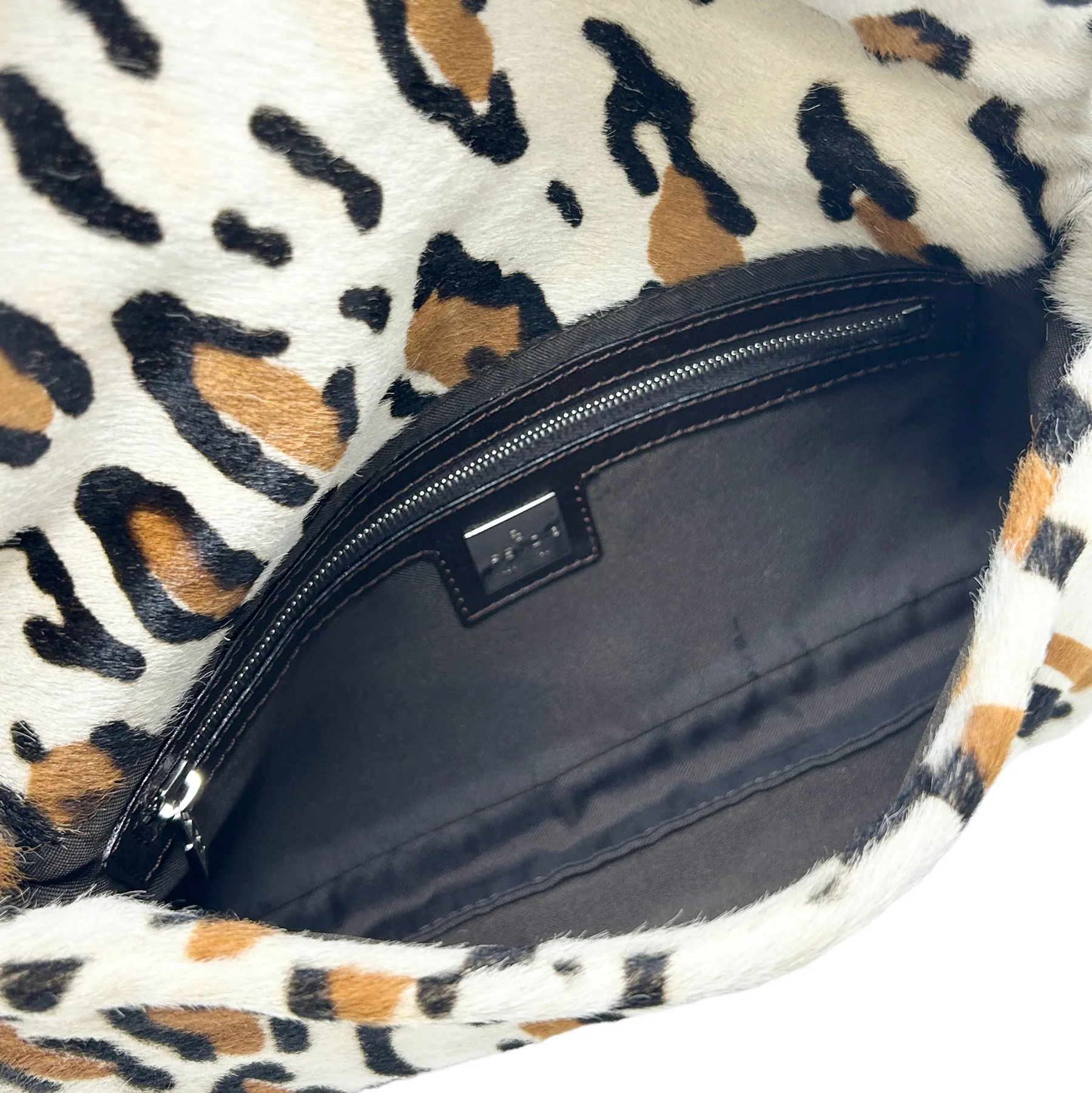Fendi Leopard Print Baguette