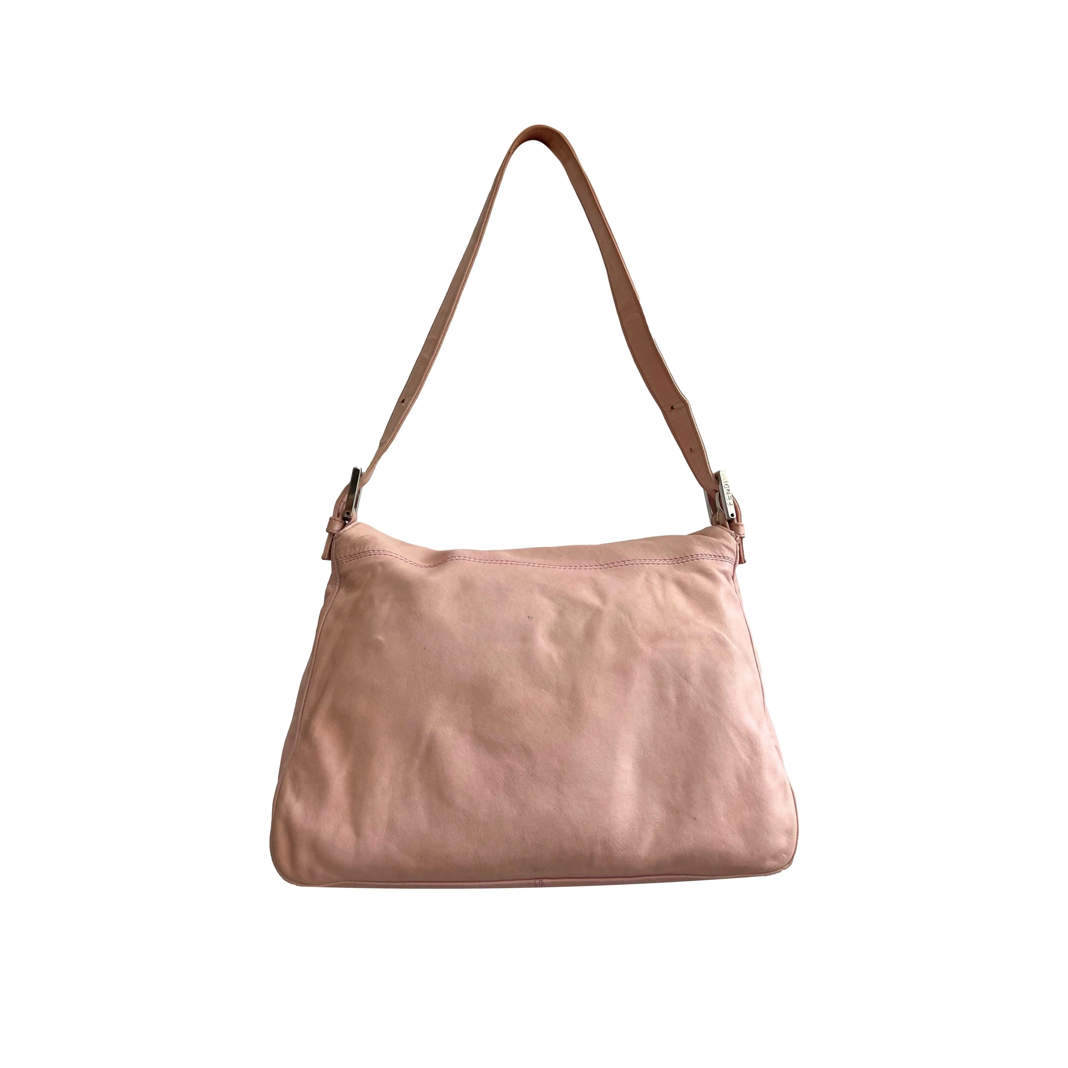 Fendi Pink Logo Shoulder Bag