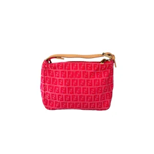 Fendi Pink Monogram Mini Shoulder Bag