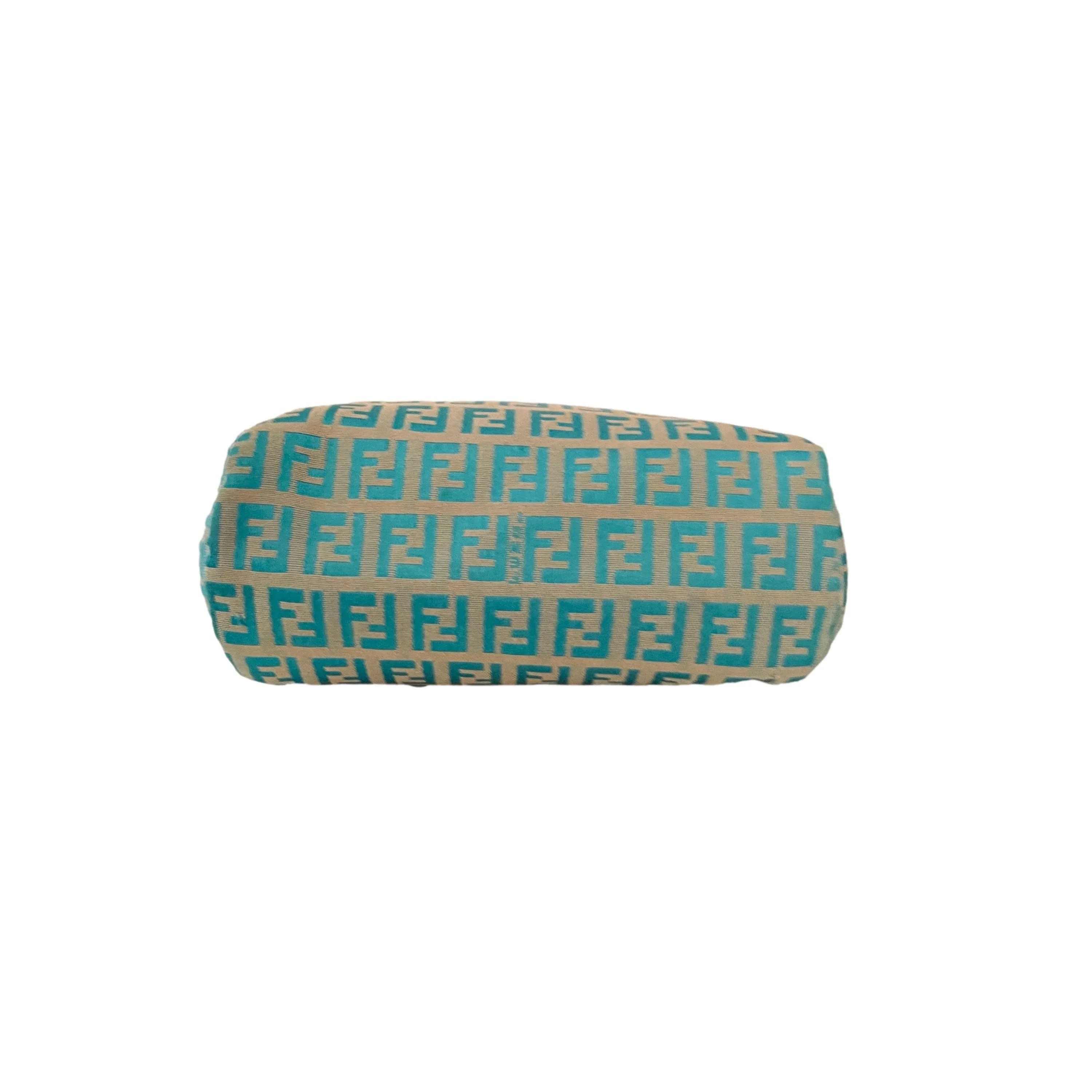 Fendi Turquoise Monogram Mini Top Handle