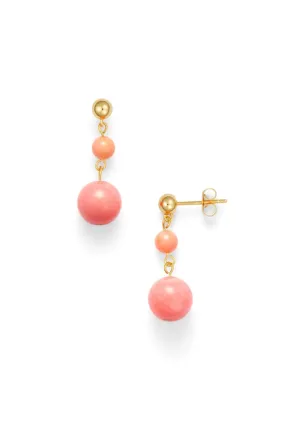 Flamingo Drops Earring - Gold
