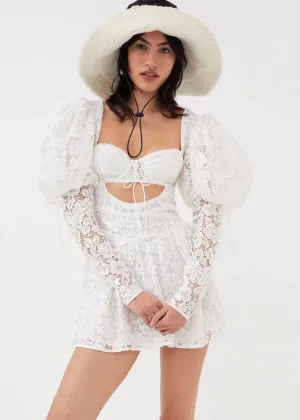 Frances Puff Sleeve Mini Dress
