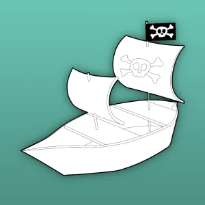 Free Pattern: Pirate Ship
