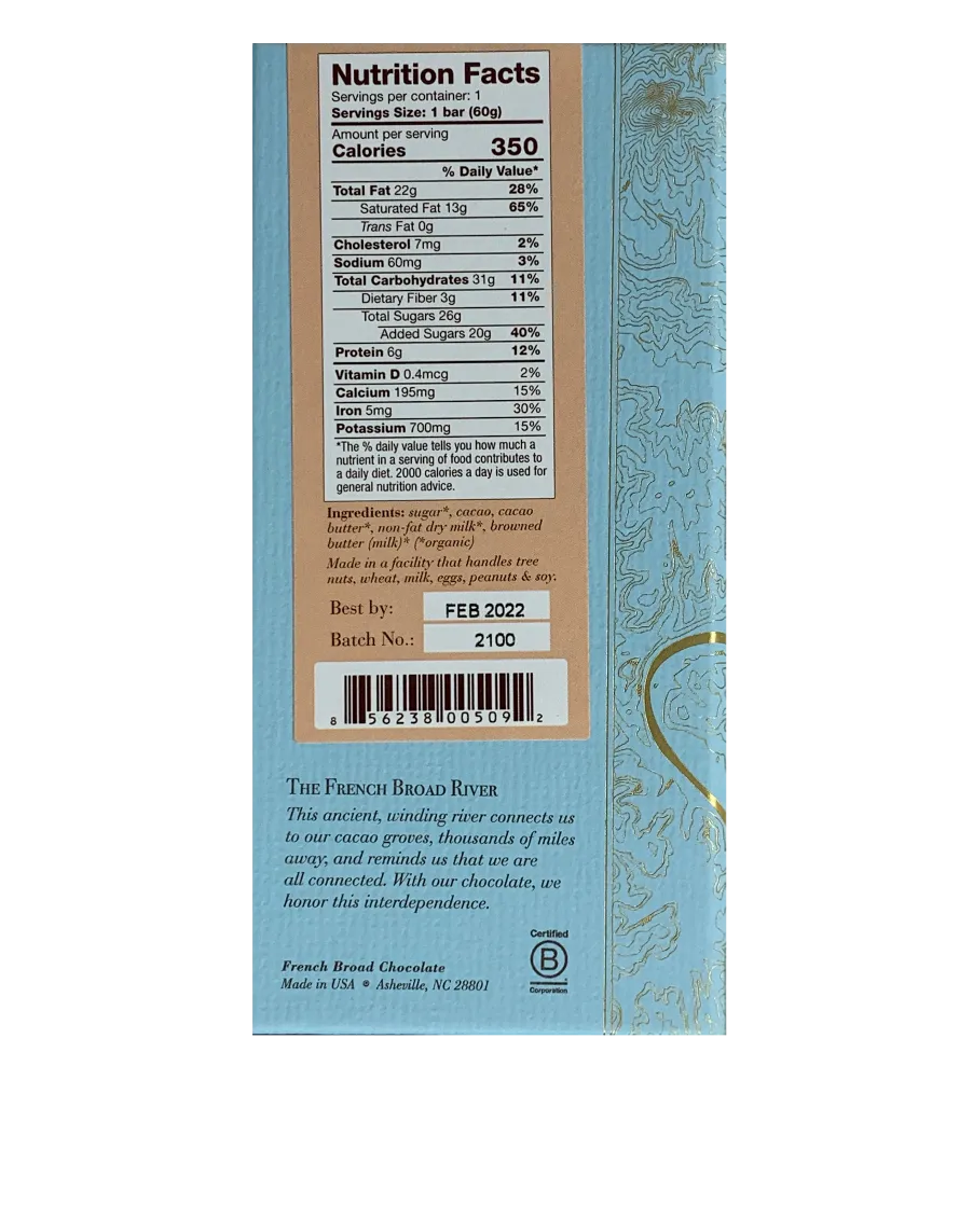 French Board 43% Milk