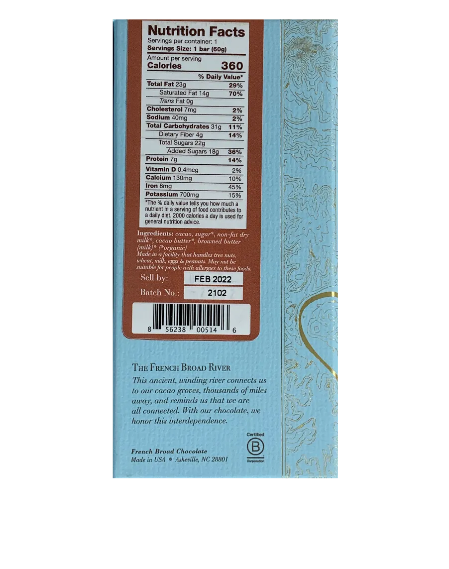 French Board 53% Dark Milk
