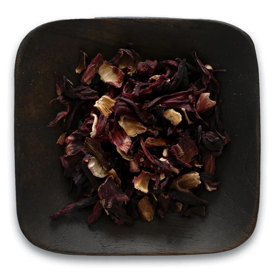 FRONTIER CO-OP HIBISCUS FLOWERS, CUT & SIFTED 1 LB.