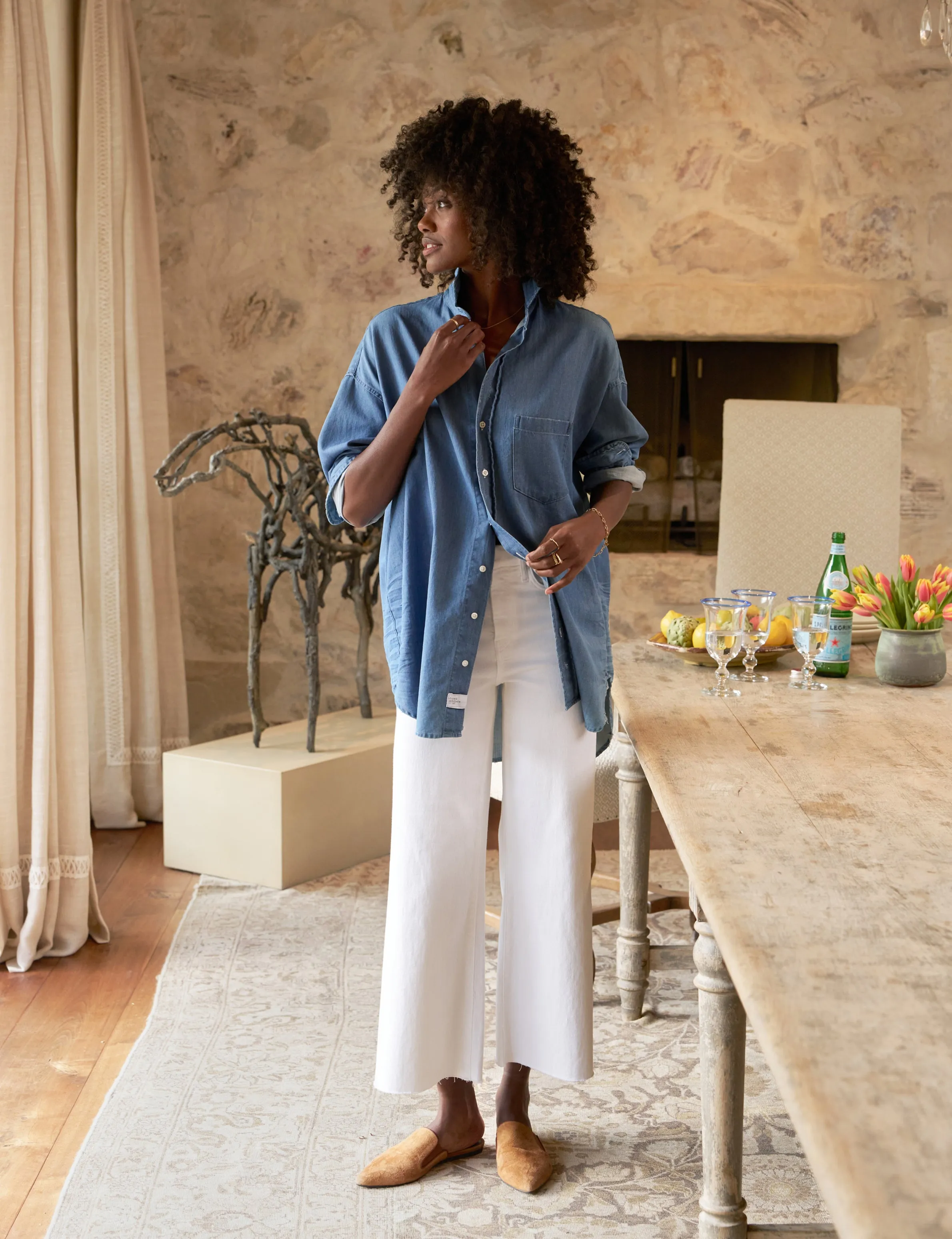 GALWAY White, Italian Dream Denim