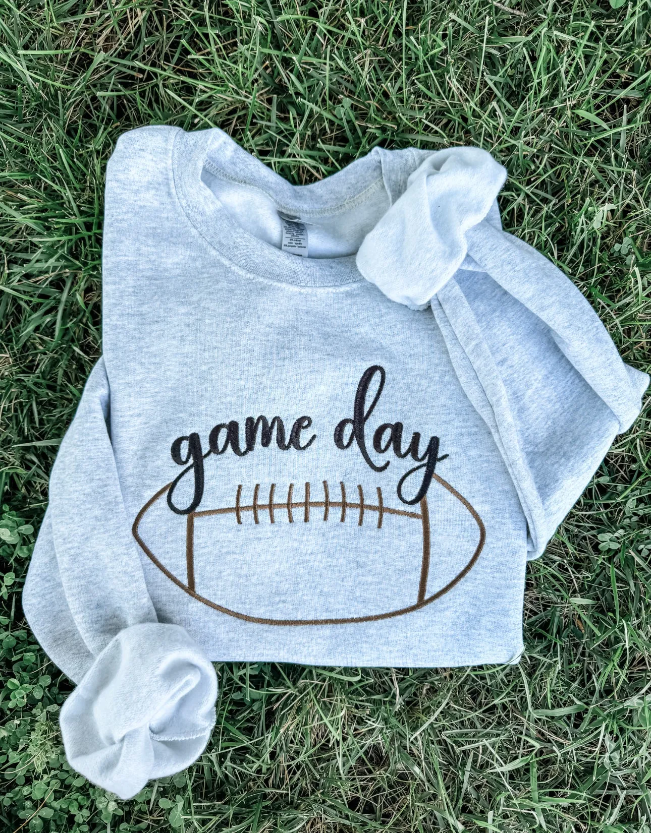 Game Day Embroidered Crew
