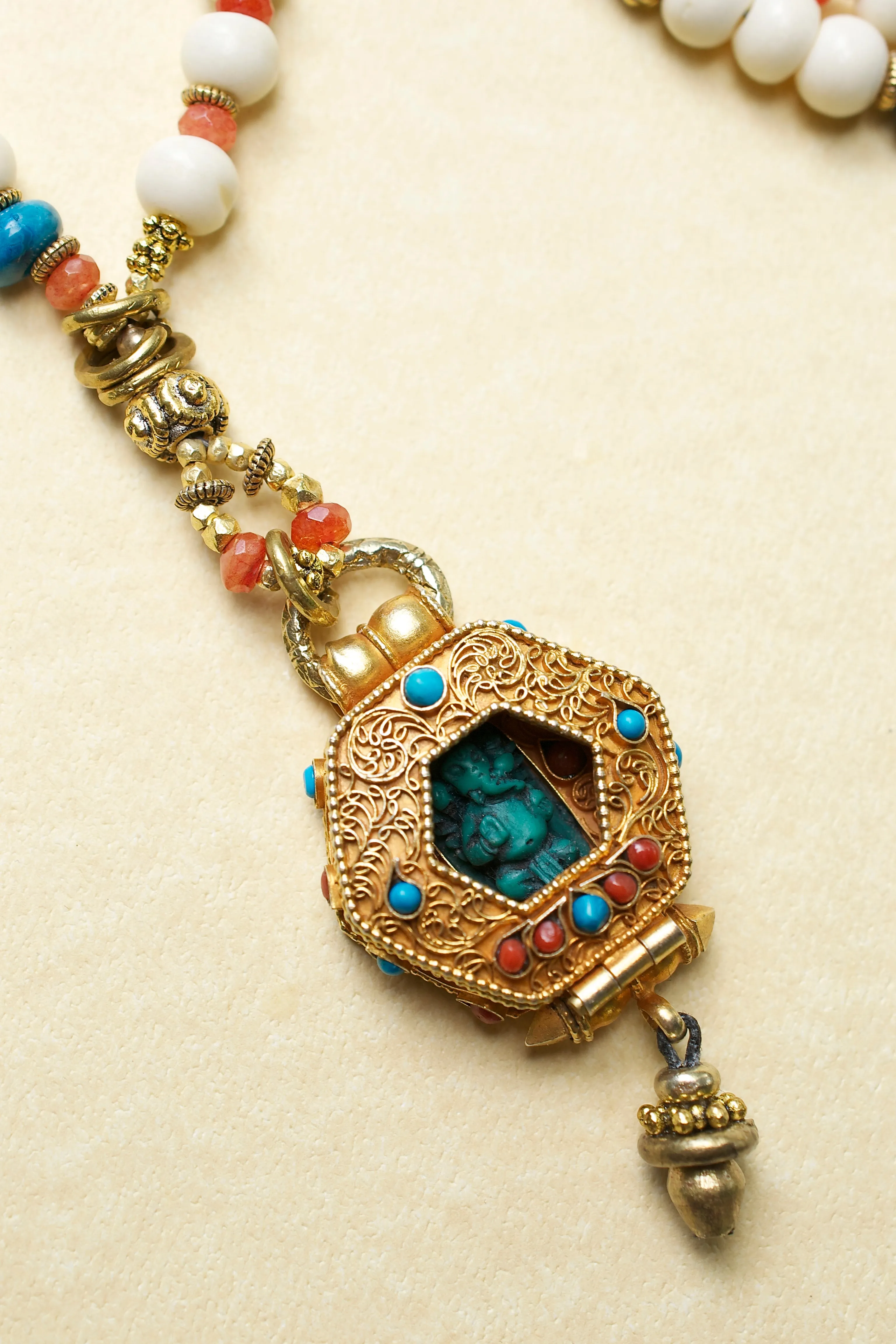 Ganesha One of A Kind Wish Necklace