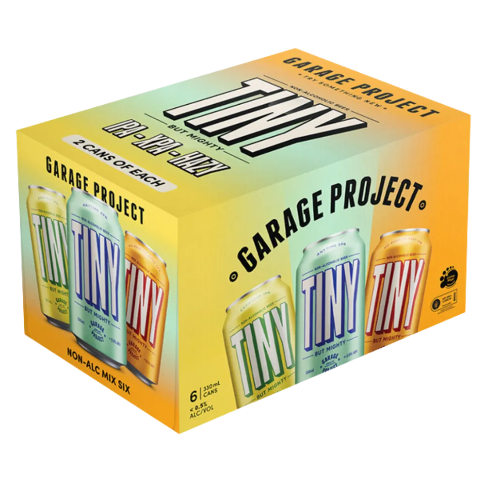 Garage Project Tiny Non Alcoholic Beer Mixed 6 6x330mL