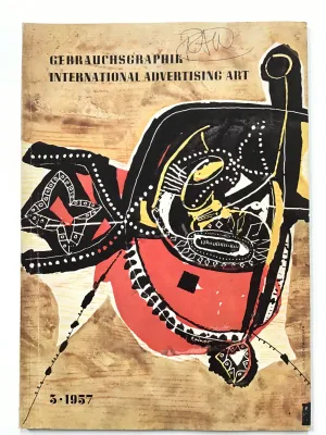 Gebrauchsgraphik magazine on International Advertising Art  March 1957