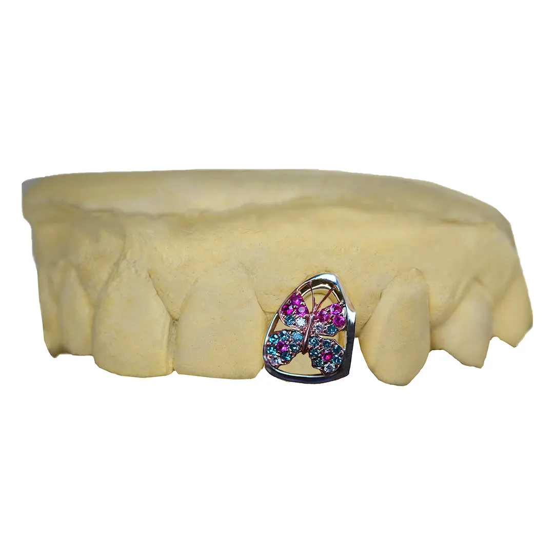 Gemstone Butterfly Grillz