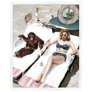 Gigi's Day Off Framed Art Print