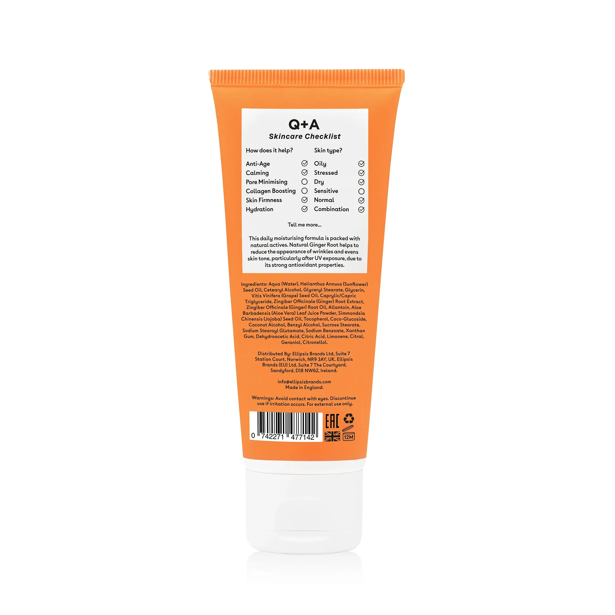Ginger Root Daily Moisturiser
