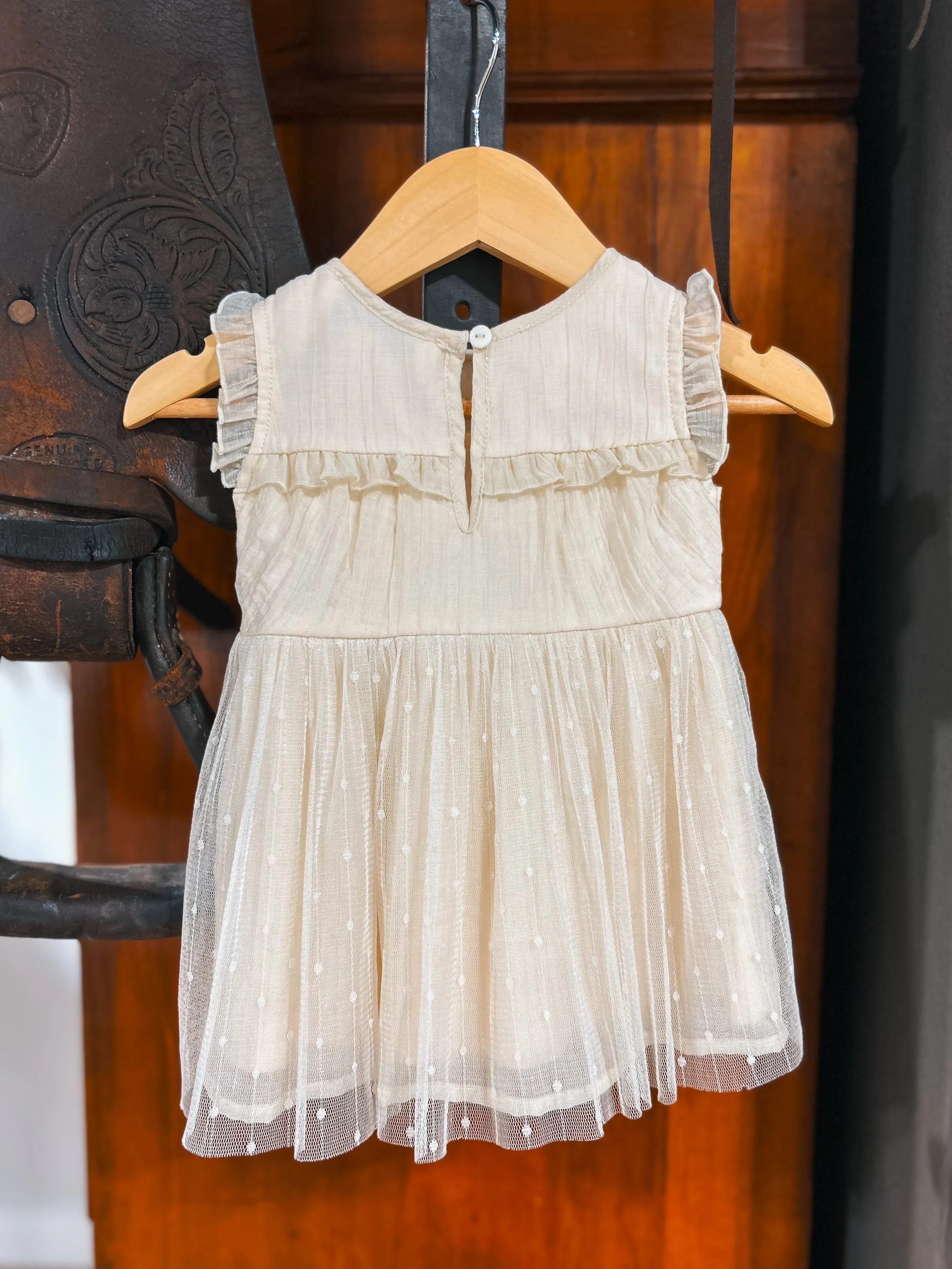 Girls Isobelle & Chloe - Bella Dress (6 Month/Bow Included)