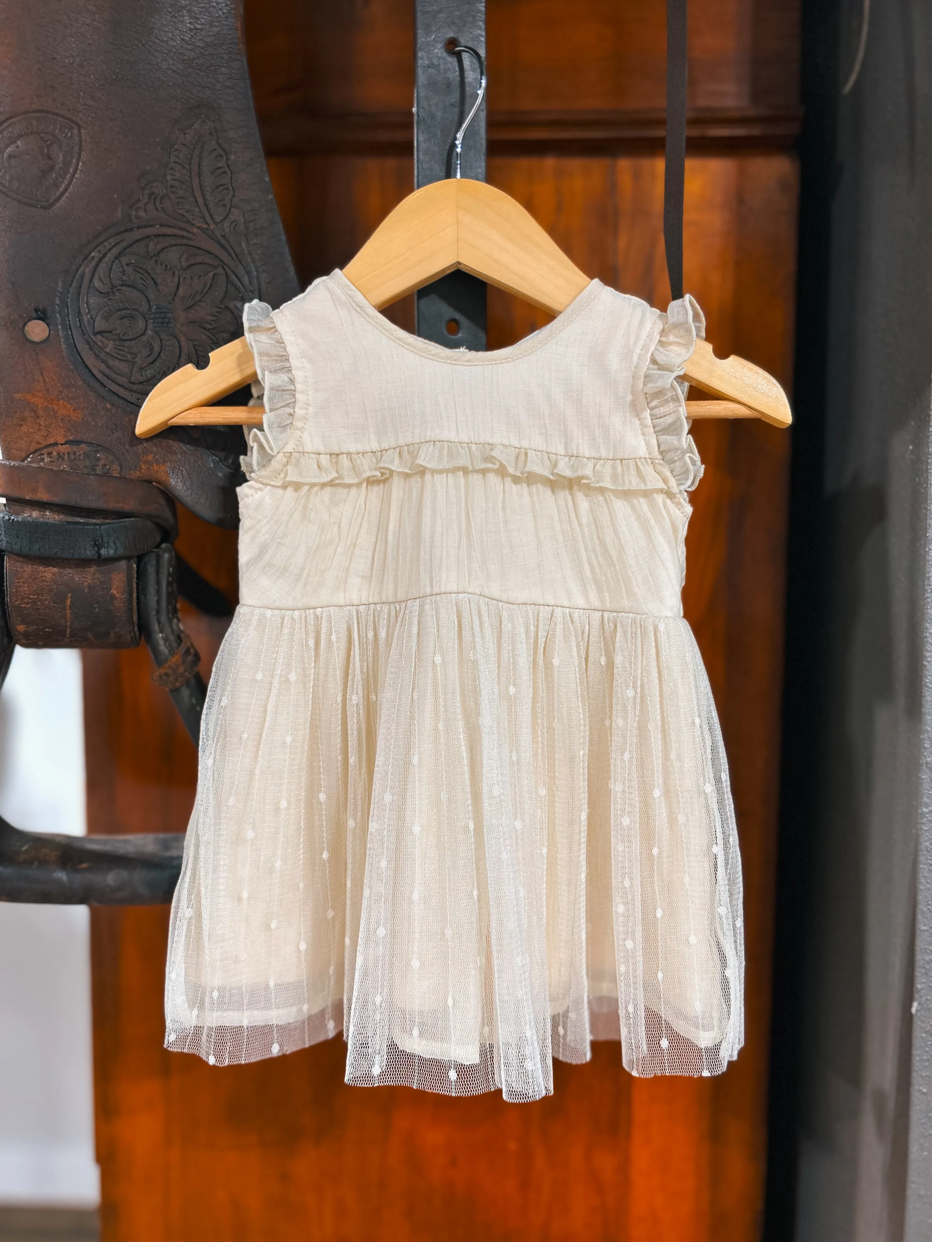 Girls Isobelle & Chloe - Bella Dress (6 Month/Bow Included)
