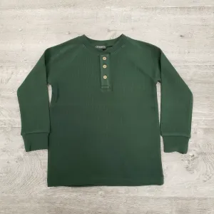 Globaltex Kids Forest Green Thermal Raglan Top