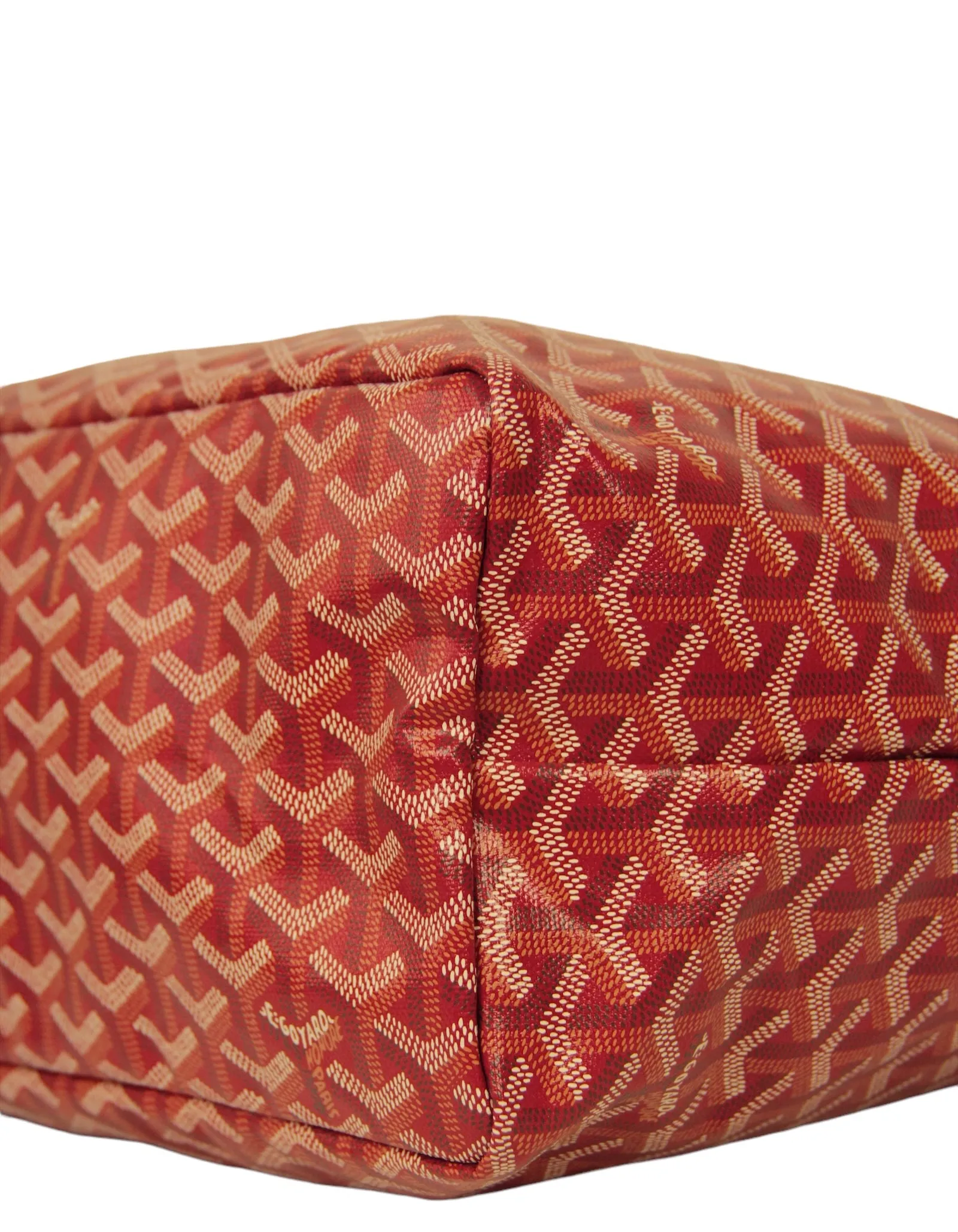 Goyard Red Canvas Goyardine St. Louis PM Tote Bag
