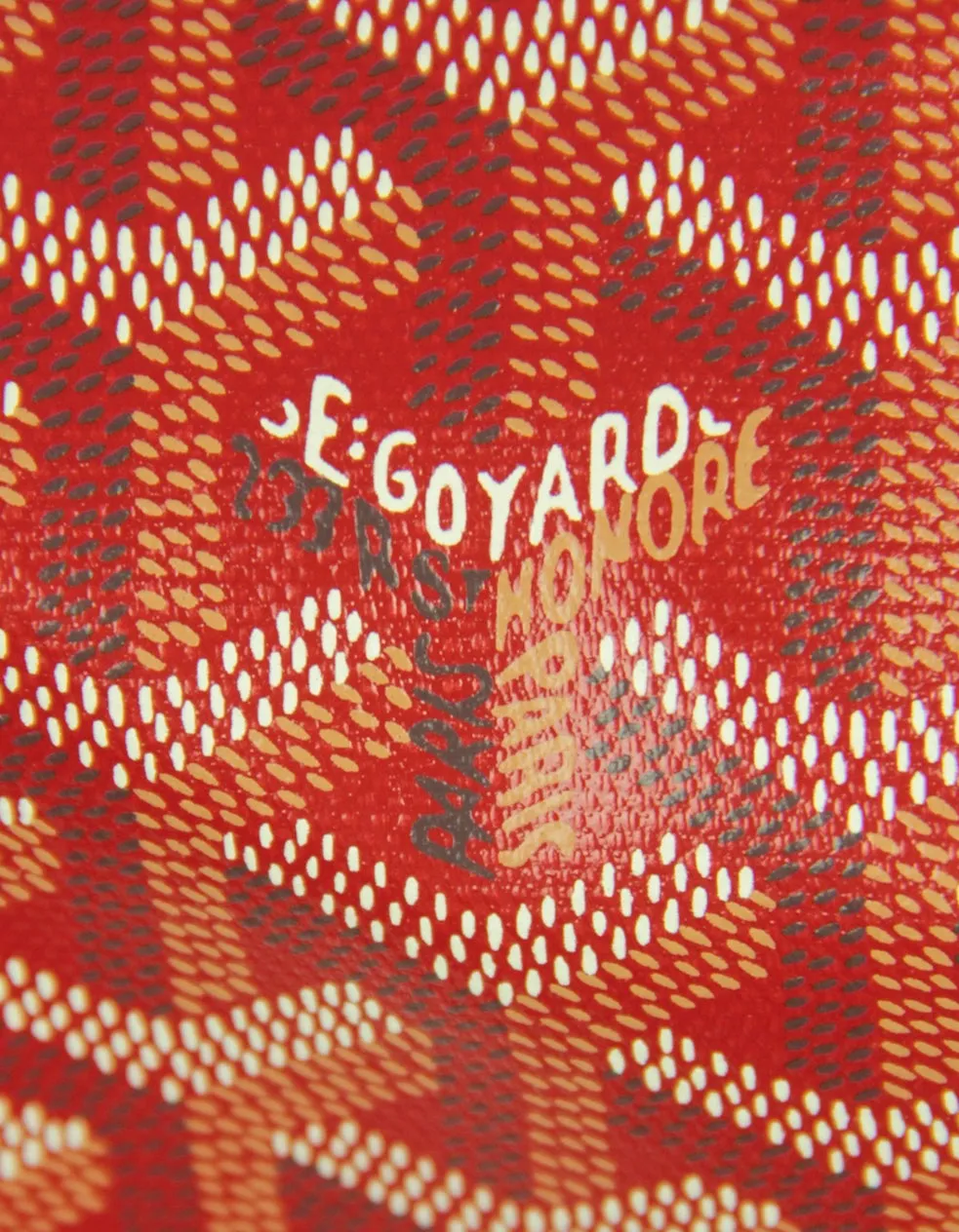 Goyard Red Canvas Goyardine St. Louis PM Tote Bag