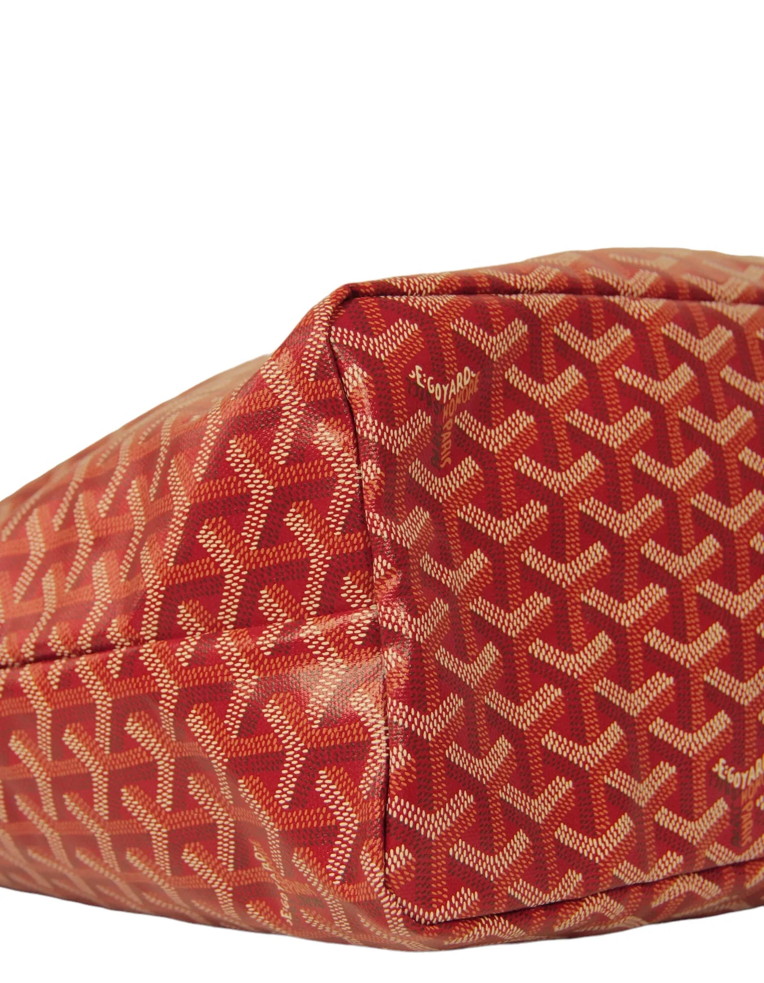 Goyard Red Canvas Goyardine St. Louis PM Tote Bag