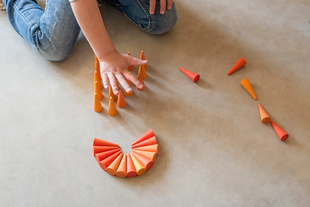 Grapat Mandala Orange Cones