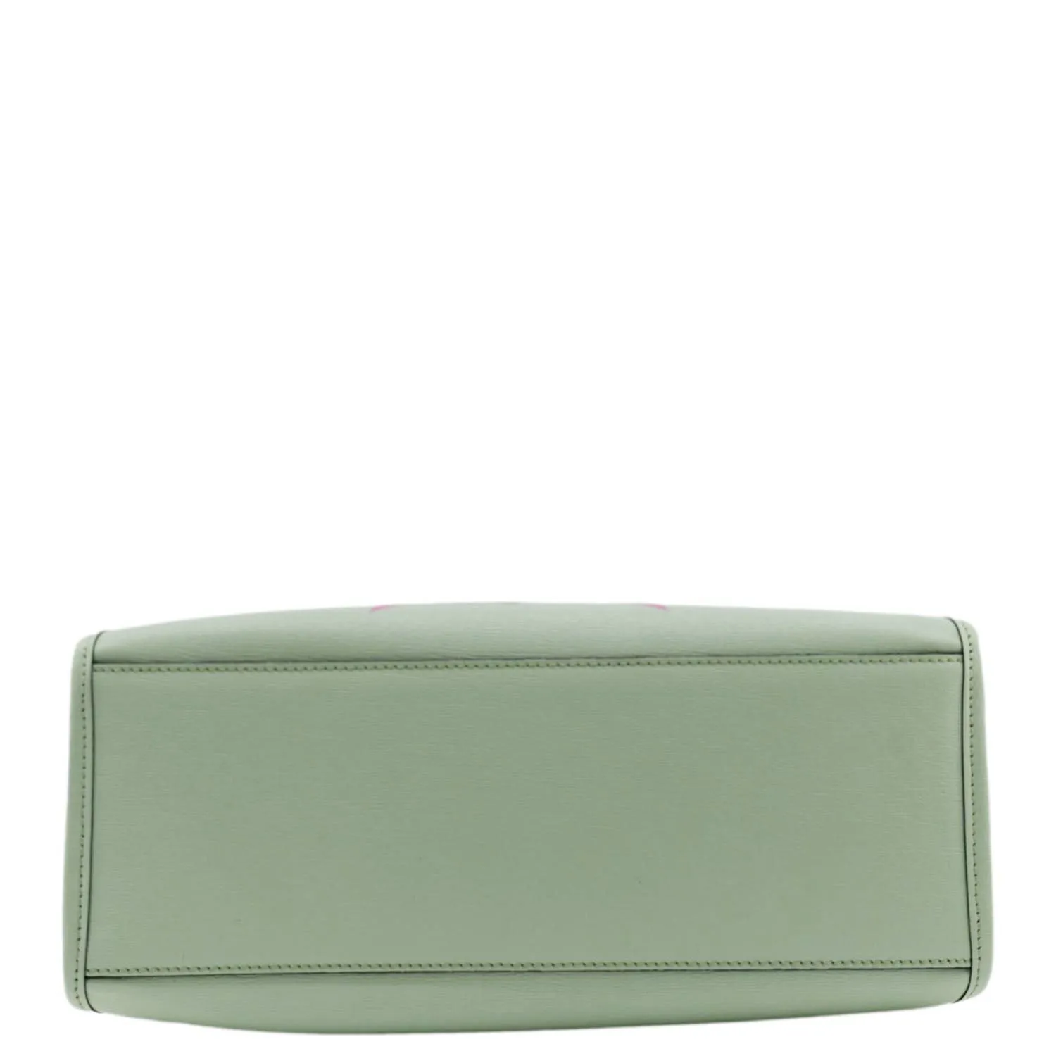 GUCCI Bananya Print Small Leater Tote Bag Green 659983