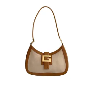 Gucci Beige Logo Shoulder Bag