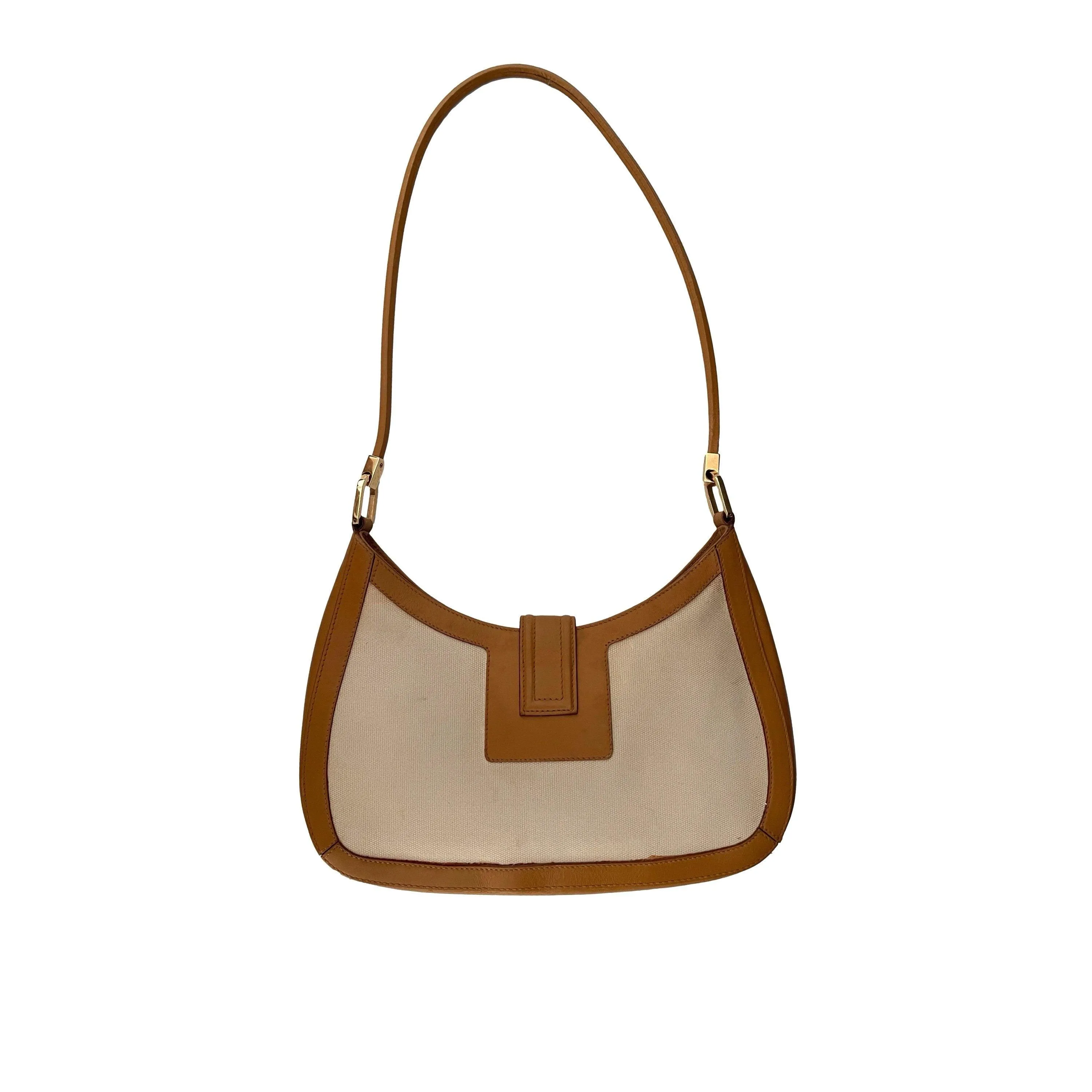 Gucci Beige Logo Shoulder Bag
