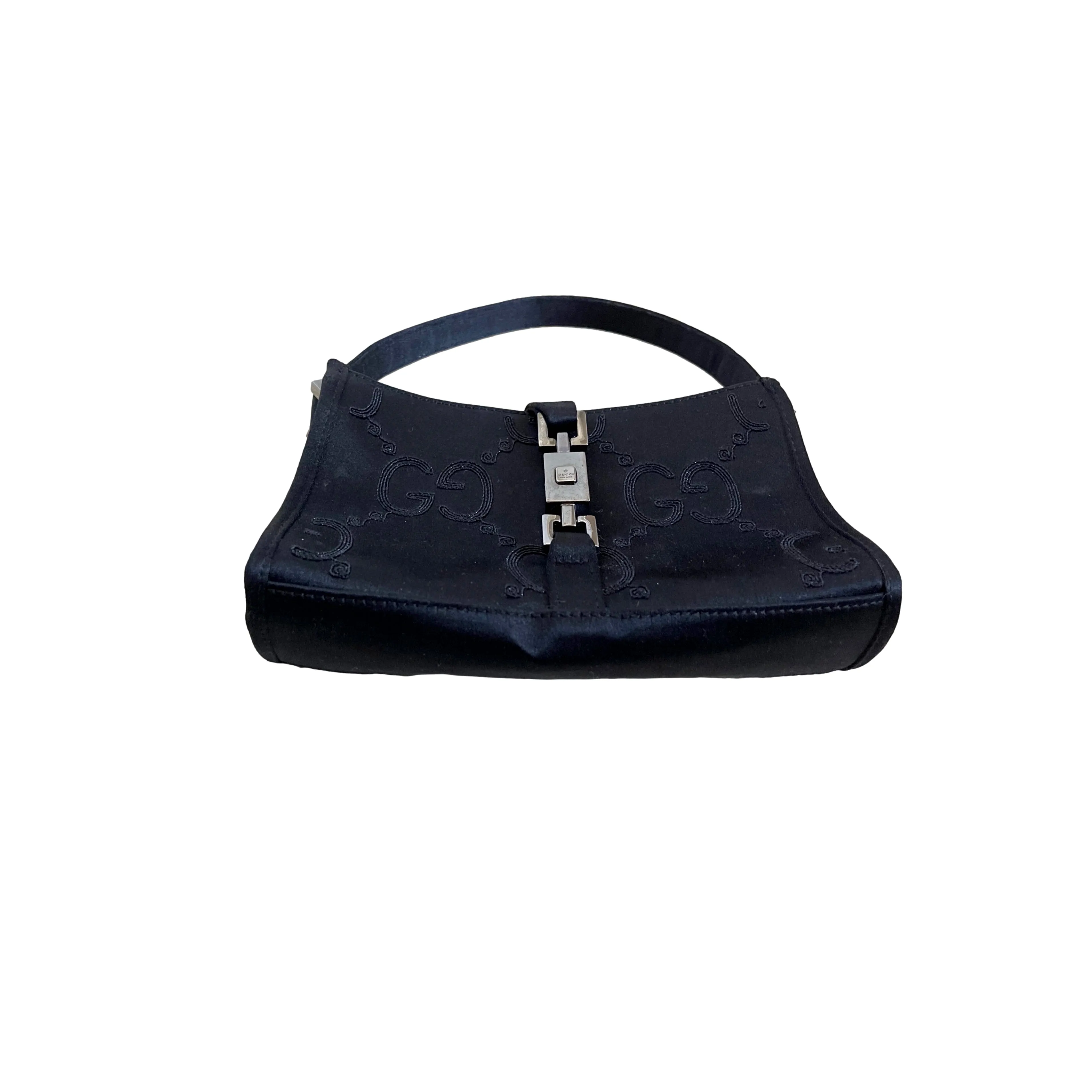 Gucci Black Monogram Mini Jackie Bag