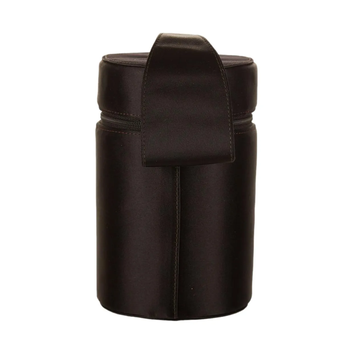 Gucci Black Satin Cylinder Bag