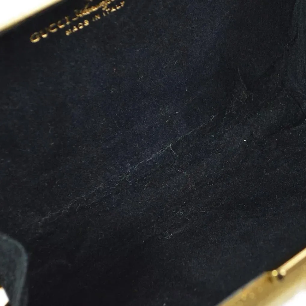 Gucci Gold Monogram Metal Chain Bag 